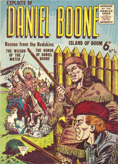 Cover for Daniel Boone (L. Miller & Son, 1957 series) #4