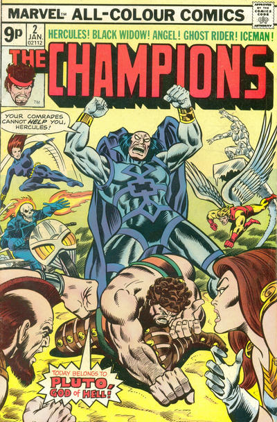 Cover for The Champions (Marvel, 1975 series) #2 [British]