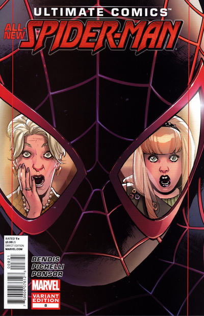 Cover for Ultimate Comics Spider-Man (Marvel, 2011 series) #8 [Sara Pichelli Variant Cover]