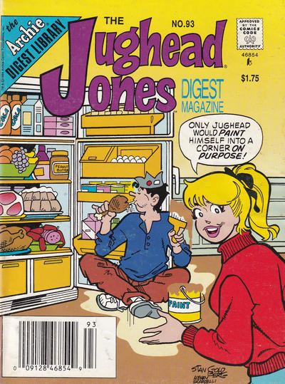 Cover for The Jughead Jones Comics Digest (Archie, 1977 series) #93 [Newsstand]