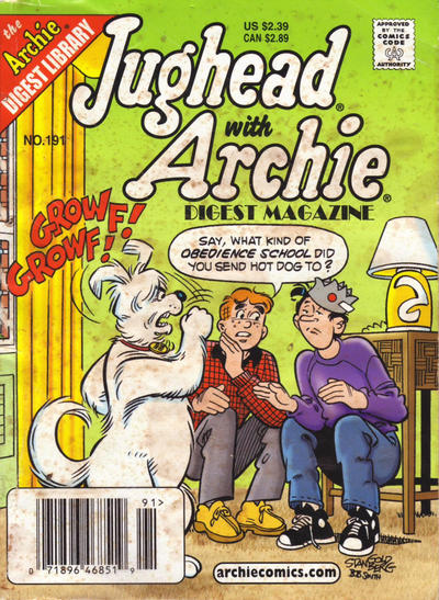 Cover for Jughead with Archie Digest (Archie, 1974 series) #191 [Newsstand]
