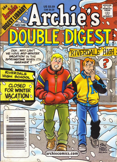 Cover for Archie's Double Digest Magazine (Archie, 1984 series) #149 [Newsstand]