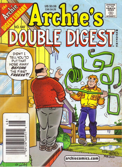 Cover for Archie's Double Digest Magazine (Archie, 1984 series) #148 [Newsstand]