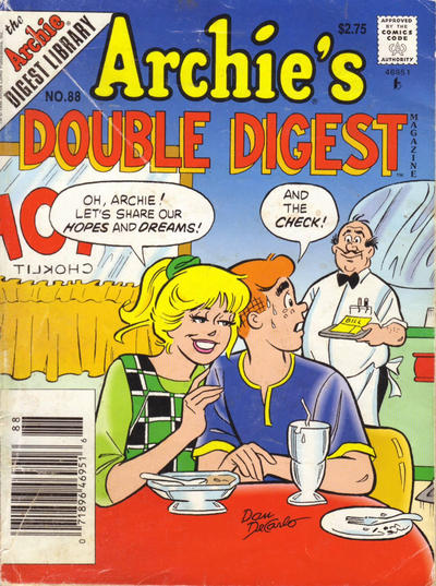 Cover for Archie's Double Digest Magazine (Archie, 1984 series) #88 [Newsstand]