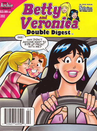 Cover for Betty & Veronica (Jumbo Comics) Double Digest (Archie, 1987 series) #202 [Newsstand]