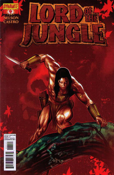 Cover for Lord of the Jungle (Dynamite Entertainment, 2012 series) #4 [Cover B Paul Renaud]