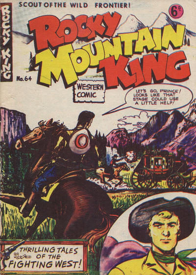 Cover for Rocky Mountain King Western Comic (L. Miller & Son, 1955 series) #64