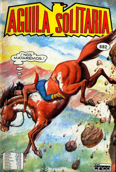 Cover for Aguila Solitaria (Editora Cinco, 1976 series) #682