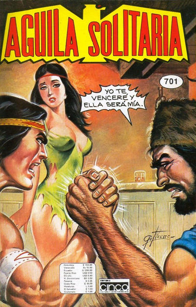 Cover for Aguila Solitaria (Editora Cinco, 1976 series) #701