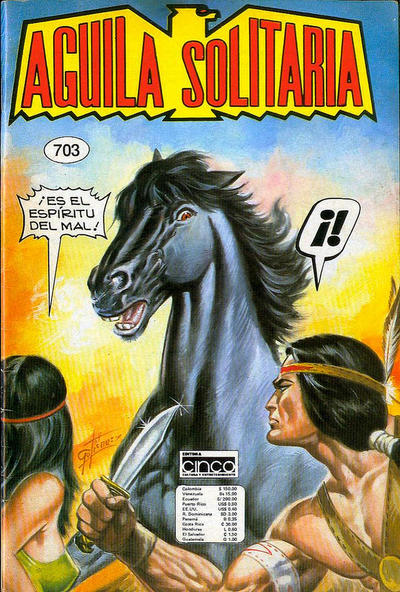 Cover for Aguila Solitaria (Editora Cinco, 1976 series) #703