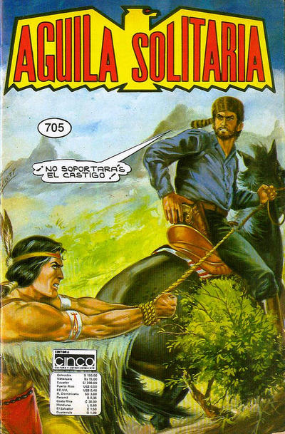 Cover for Aguila Solitaria (Editora Cinco, 1976 series) #705