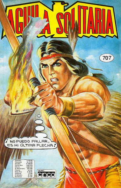 Cover for Aguila Solitaria (Editora Cinco, 1976 series) #707