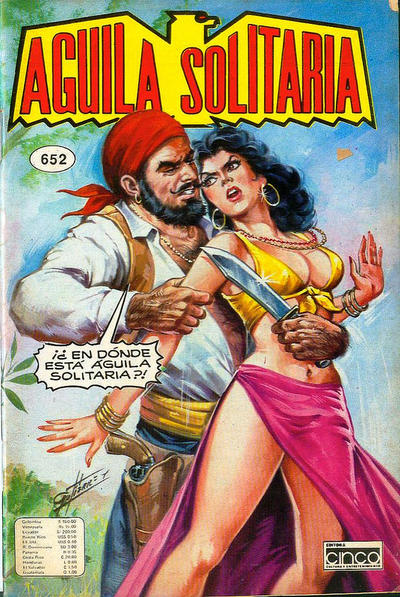 Cover for Aguila Solitaria (Editora Cinco, 1976 series) #652