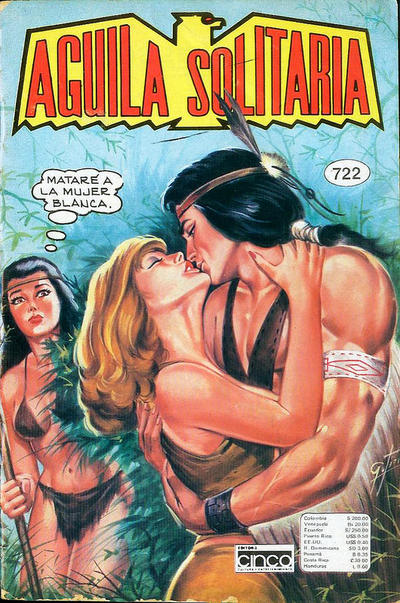Cover for Aguila Solitaria (Editora Cinco, 1976 series) #722