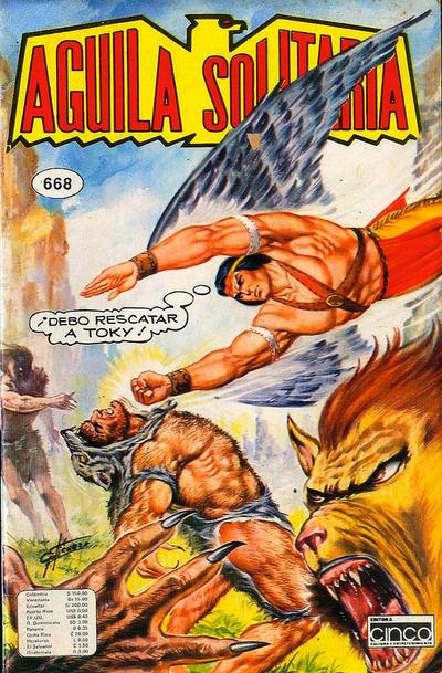 Cover for Aguila Solitaria (Editora Cinco, 1976 series) #668