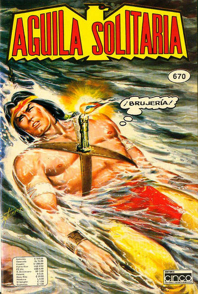 Cover for Aguila Solitaria (Editora Cinco, 1976 series) #670
