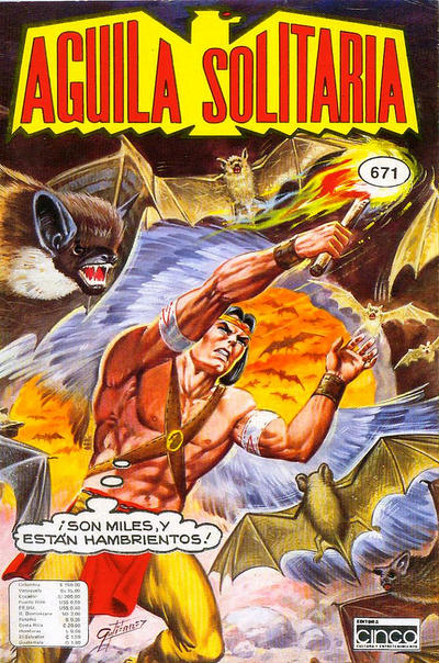 Cover for Aguila Solitaria (Editora Cinco, 1976 series) #671