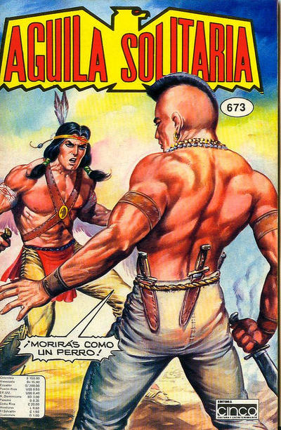 Cover for Aguila Solitaria (Editora Cinco, 1976 series) #673
