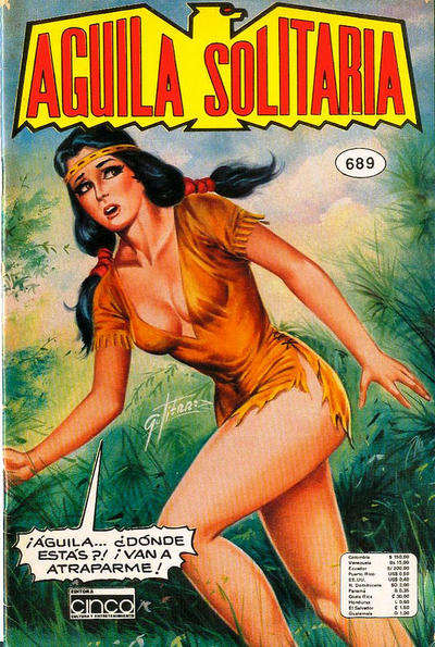Cover for Aguila Solitaria (Editora Cinco, 1976 series) #689