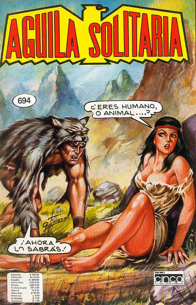Cover for Aguila Solitaria (Editora Cinco, 1976 series) #694