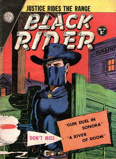 Cover for Black Rider (Horwitz, 1954 series) #4