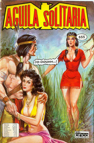 Cover for Aguila Solitaria (Editora Cinco, 1976 series) #655
