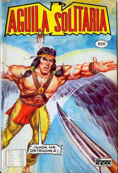 Cover for Aguila Solitaria (Editora Cinco, 1976 series) #656