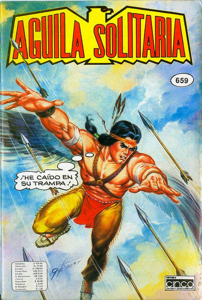 Cover for Aguila Solitaria (Editora Cinco, 1976 series) #659