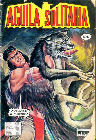Cover for Aguila Solitaria (Editora Cinco, 1976 series) #676