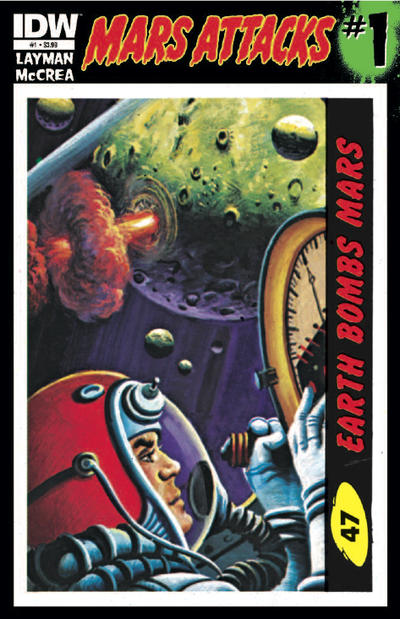 Cover for Mars Attacks (IDW, 2012 series) #1 [Card 47 variant]