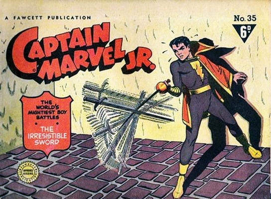 Cover for Captain Marvel Jr. (Cleland, 1947 series) #35
