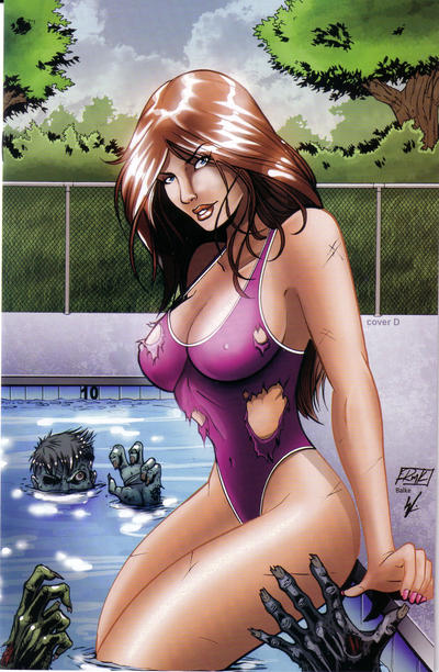 Cover for Zombies vs Cheerleaders (Moonstone, 2010 series) #7 [Cover D - Ryan Kincaid]