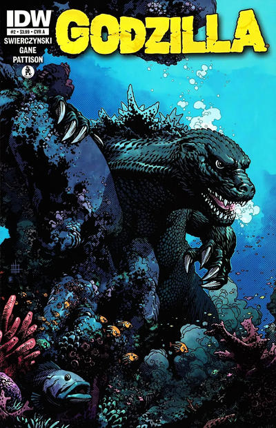 Cover for Godzilla (IDW, 2012 series) #2 [Cover A - Zach Howard]