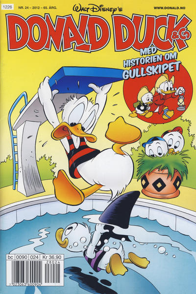 Cover for Donald Duck & Co (Hjemmet / Egmont, 1948 series) #24/2012