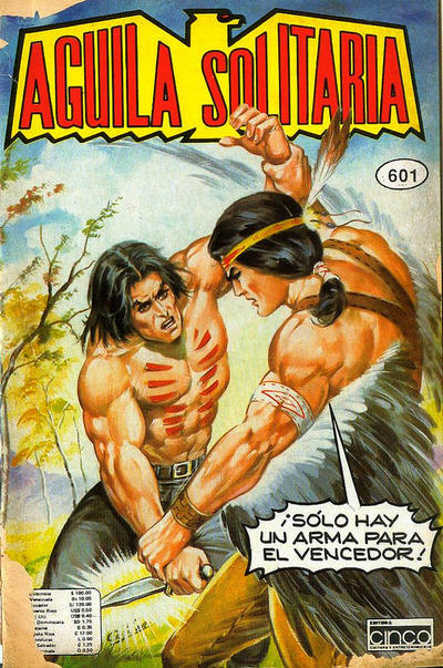 Cover for Aguila Solitaria (Editora Cinco, 1976 series) #601