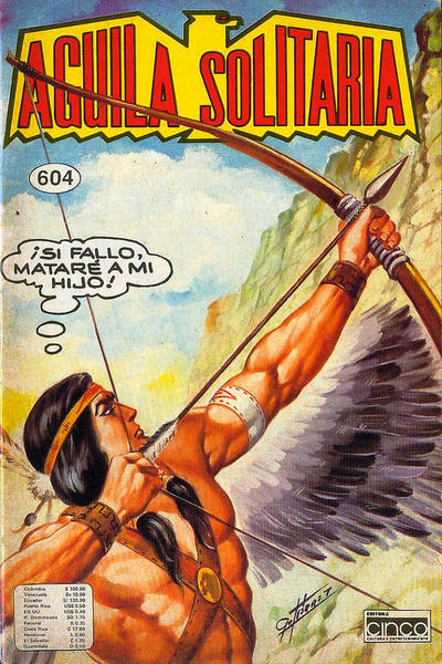 Cover for Aguila Solitaria (Editora Cinco, 1976 series) #604