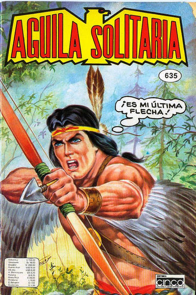 Cover for Aguila Solitaria (Editora Cinco, 1976 series) #635