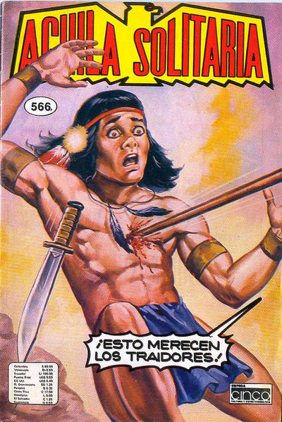 Cover for Aguila Solitaria (Editora Cinco, 1976 series) #566