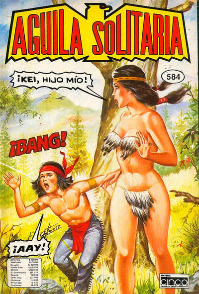 Cover for Aguila Solitaria (Editora Cinco, 1976 series) #584