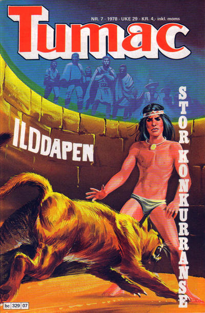 Cover for Tumac (Semic, 1978 series) #7/1978