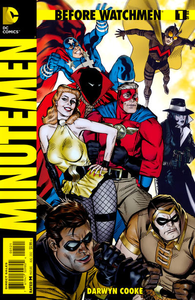 Cover for Before Watchmen: Minutemen (DC, 2012 series) #1 [Michael Golden Cover]