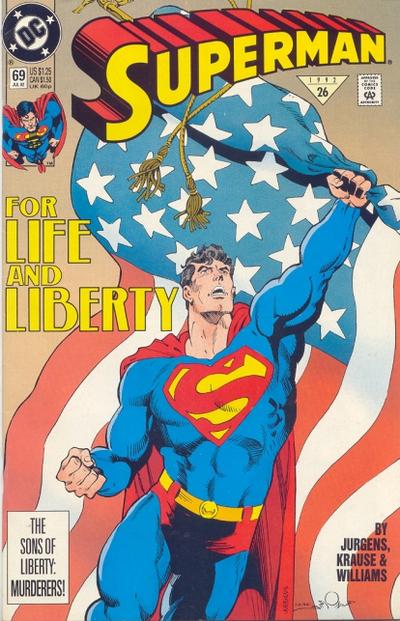 Cover for Superman (DC, 1987 series) #69 [Direct]