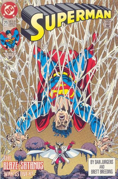 Cover for Superman (DC, 1987 series) #71 [Direct]
