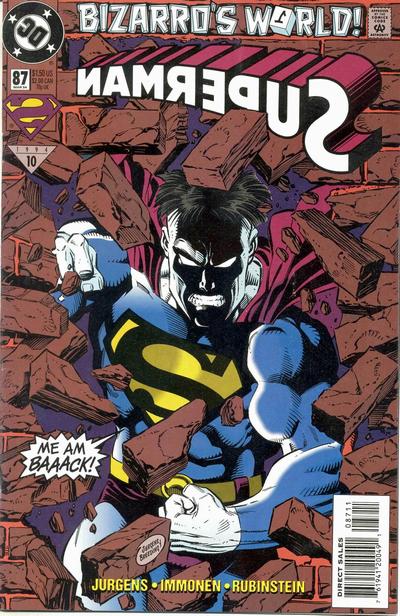 Cover for Superman (DC, 1987 series) #87 [Direct Sales]