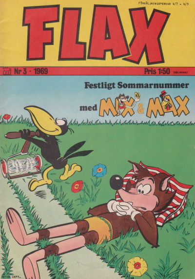 Cover for Flax (Williams Förlags AB, 1969 series) #3/1969