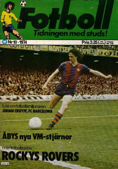 Cover for Fotboll (Williams Förlags AB, 1973 series) #10/1974