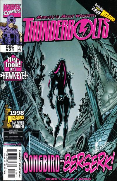 Cover for Thunderbolts (Marvel, 1997 series) #21