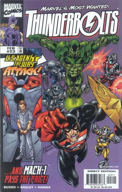 Cover for Thunderbolts (Marvel, 1997 series) #23