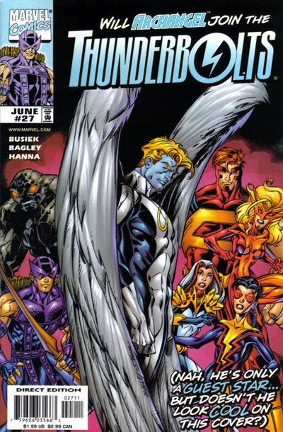 Cover for Thunderbolts (Marvel, 1997 series) #27