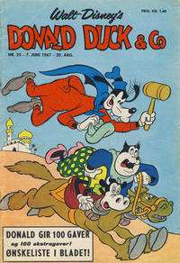 Cover Thumbnail for Donald Duck & Co (Hjemmet / Egmont, 1948 series) #23/1967
